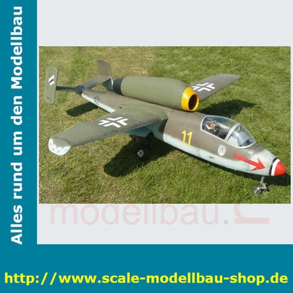 Bauplan Heinkel HE-162 Spannweite 1422 mm  (  )