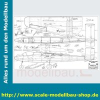Bauplan Heinkel HE-162 Spannweite 1422 mm  (  )