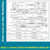 Bauplan Heinkel HE-162 Spannweite 1422 mm  (  )