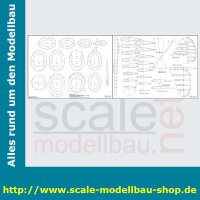 Bauplan Henschel HS-123 A1 Spannweite ca. 2108 mm  (  )