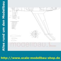 Bauplan Curtiss-Wright XP-55 Spannweite ca. 1600 mm  (  )