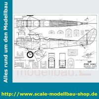 Bauplan Curtiss JN-4D Jenny Spannweite ca. 2540 mm  (  )