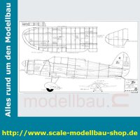 Bauplan Gee Bee  Zeta  Spannweite ca. 1730 mm  (  )
