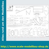 Bauplan Gee Bee  Zeta  Spannweite ca. 1730 mm  (  )