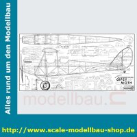 Bauplan de Havilland D.H.60G Gipsy Moth Spannweite ca....