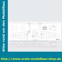 Bauplan de Havilland D.H.-88 Spannweite ca. 2413 mm  (  )