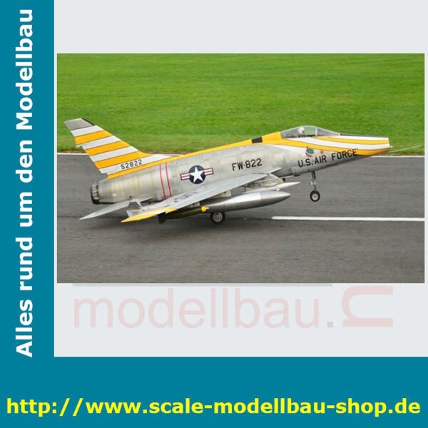 Bauplan North American F-100 Sabre Spannweite ca.1423 mm  (  )
