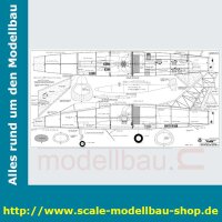 Bauplan North American F-100 Sabre Spannweite ca.1423 mm...