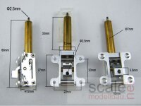 ScaleMod Luft Fahrwerksset  2-Bein Mini (-2 Kg) (1 Wege System) Komplettset ( SC.001.004 )