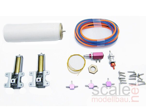 ScaleMod Luft Fahrwerksset  2-Bein Mdii (2-3 Kg) (1 Wege System) Komplettset ( SC.001.010 )