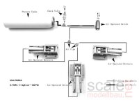 ScaleMod Luft Fahrwerksset  3-Bein Maxi ( 4-5 kg) (1 Wege...