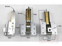 ScaleMod Luft Fahrwerksset  2-Bein Maxi (4-5 Kg) (1 Wege System) Komplettset ( SC.001.015 )