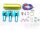 ScaleMod Luft Fahrwerksset  3-Bein Maxi XL  ( 6-7 kg) (1 Wege System) Komplettset ( SC.001.019 )