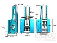 ScaleMod Luft Fahrwerksset  2-Bein Maxi XL (6-7 Kg) (1 Wege System) Komplettset ( SC.001.020 )