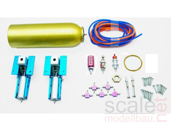 ScaleMod Luft Fahrwerksset  2-Bein Maxi XL  ( 6-7 kg) (2 Wege System) Komplettset ( SC.001.022 )