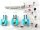 ScaleMod Luft Fahrwerksset  2-Bein Maxi XL  ( 6-7 kg) (2 Wege System) Komplettset ( SC.001.022 )