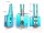 ScaleMod Luft Fahrwerksset  3-Bein Maxi XXL  ( -9  kg) (1 Wege System) Komplettset ( SC.001.025 )