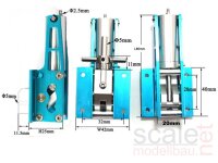 ScaleMod Fahrwerksmechanik Maxi XL Vorderrad ( 6-7 kg) (2...