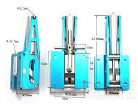 ScaleMod Fahrwerksmechanik Maxi XXL Vorderrad lenkbar ( -...