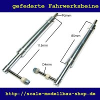 ScaleMod gefederte Fahrwerksbeine 2-Bein Kit 115 mm  ( SC.003.004 )