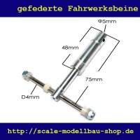 ScaleMod gefedertes Fahrwerksbein Doppelbereifung 75 mm...