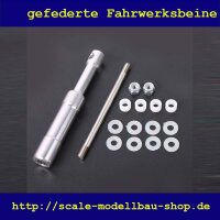 ScaleMod gefedertes Fahrwerksbein Doppelbereifung 75 mm  ( SC.003.005 )