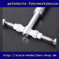 ScaleMod gefedertes Fahrwerksbein Doppelbereifung 75 mm  ( SC.003.005 )