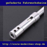 ScaleMod gefedertes Fahrwerksbein Doppelbereifung 75 mm  ( SC.003.005 )