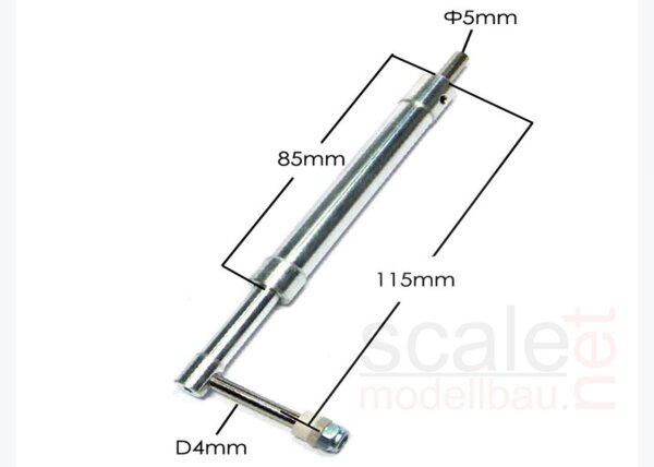 ScaleMod gefedertes Fahrwerksbein 115 mm  ( SC.003.006 )