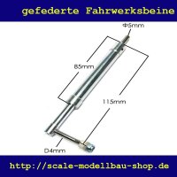 ScaleMod gefedertes Fahrwerksbein 115 mm  ( SC.003.006 )