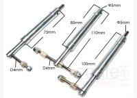 ScaleMod gefederte Fahrwerksbeine 3-Bein Kit 110/100 mm...