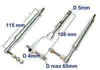 ScaleMod gefederte Fahrwerksbeine 3-Bein Kit 115/108 mm...