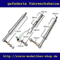 ScaleMod gefederte Fahrwerksbeine 3-Bein Kit 115/108 mm  ( SC.003.008 )