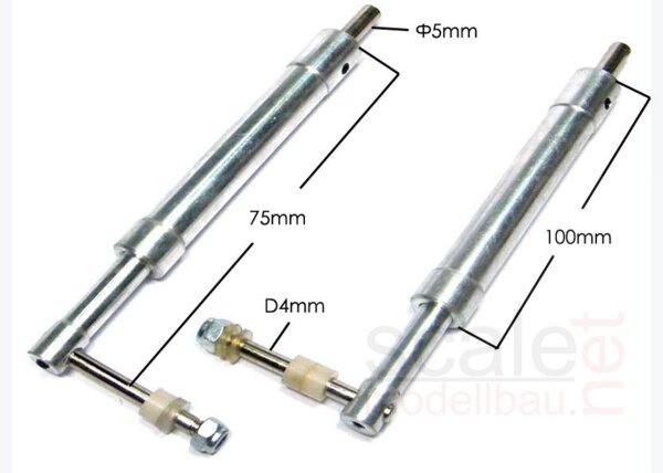 ScaleMod gefederte Fahrwerksbeine 2-Bein Kit 100,5 mm  ( SC.003.009 )