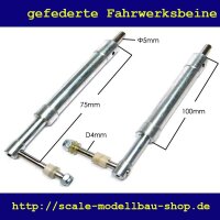 ScaleMod gefederte Fahrwerksbeine 2-Bein Kit 100,5 mm  ( SC.003.009 )