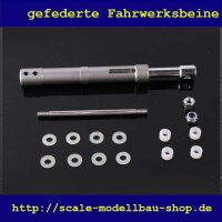 ScaleMod gefedertes Fahrwerksbein Doppelbereifung 110 mm  ( SC.003.010 )