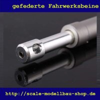 ScaleMod gefedertes Fahrwerksbein Doppelbereifung 110 mm  ( SC.003.010 )