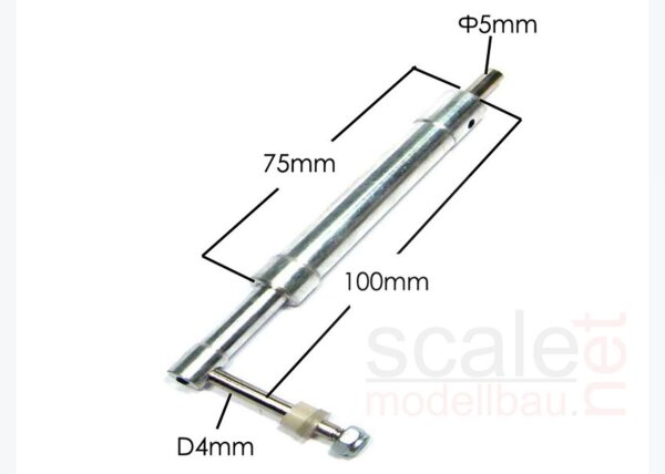 ScaleMod gefedertes Fahrwerksbein 100 mm  ( SC.003.011 )