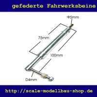 ScaleMod gefedertes Fahrwerksbein 100 mm  ( SC.003.011 )