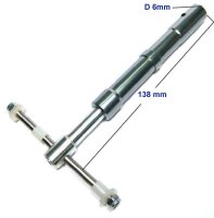 ScaleMod gefedertes Fahrwerksbein Doppelbereifung 138 mm  ( SC.003.014 )