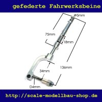 ScaleMod gefedertes Fahrwerksbein 136 mm  ( SC.003.020 )