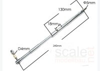 ScaleMod gefedertes Fahrwerksbein 240 mm  ( SC.003.023 )