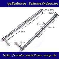 ScaleMod gefederte Fahrwerksbeine 2-Bein Kit 238,5 mm  ( SC.003.024 )