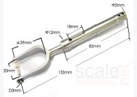 ScaleMod gefedertes Fahrwerksbein 135 mm  ( SC.003.030 )