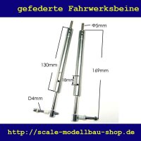 ScaleMod gefederte Fahrwerksbeine 2-Bein Kit 169 mm  (...