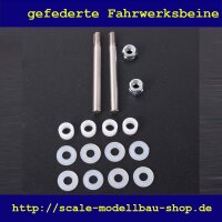 ScaleMod gefederte Fahrwerksbeine 2-Bein Kit 140 mm  ( SC.003.032 )