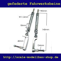 ScaleMod gefederte Fahrwerksbeine P-47 2-Bein Kit 140 mm...