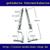 ScaleMod gefederte Fahrwerksbeine Zero 2-Bein Kit 168 mm...