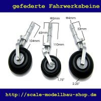 ScaleMod gefederte Fahrwerksbeine 3-Bein Kit 108/100 mm...