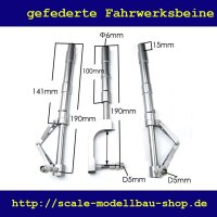 ScaleMod gefederte Fahrwerksbeine P21 3-Bein Kit 190/190...